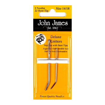  Bent Tip Yarn Needle 2ct 14/18 - John James
