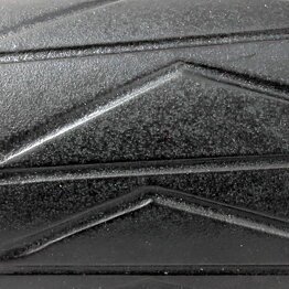 Ingrid Atterberg (1950s) Unique Black Vase with Relief Decor 26 cm