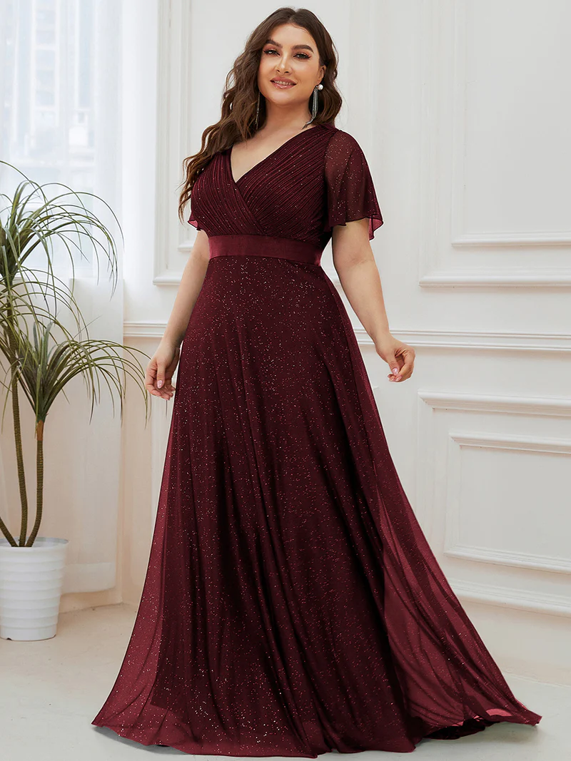 Bal/aftonklänning (50159-S) plus  - 5