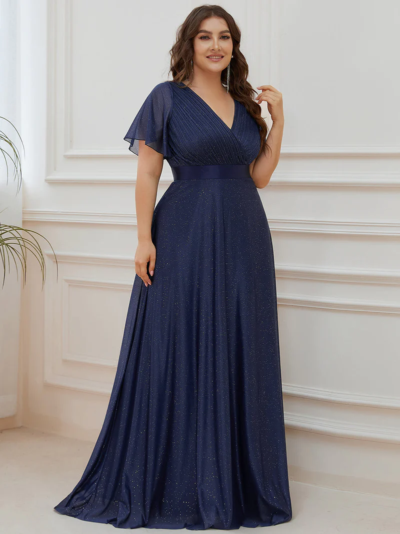 Bal/aftonklänning (50159-S) plus  - 4