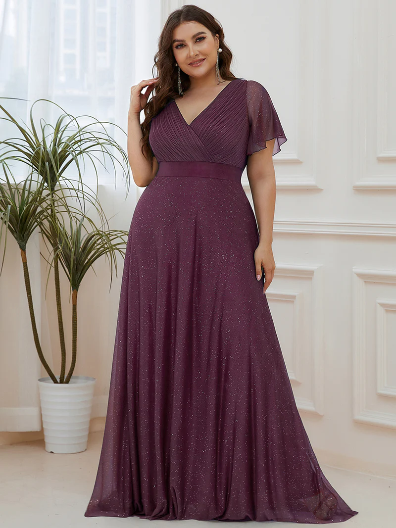 Bal/aftonklänning (50159-S) plus  - 7