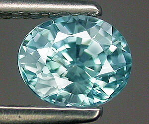 0,63 ct preciosa piedra preciosa de circón azul natural ovalada de 5x4,2 mm