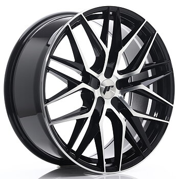21" JR Wheels JR28 - Glossy Black Machined Face