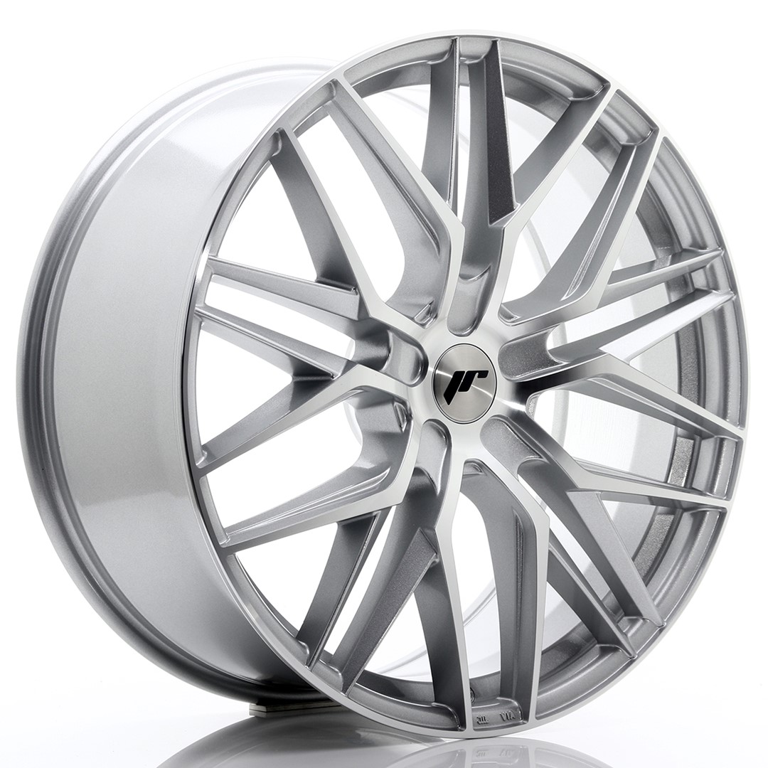 22" JR Wheels JR28 - Silver Machined Face