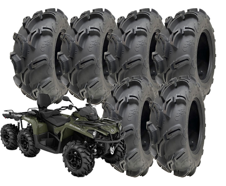 Däckpaket 6X6 Obor Scoprio 26" (30mm mönster)