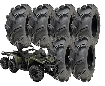 Däckpaket 6X6 Obor Scoprio 27" (30mm mönsterdjup)