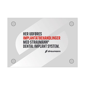 Acrylic sign, danish