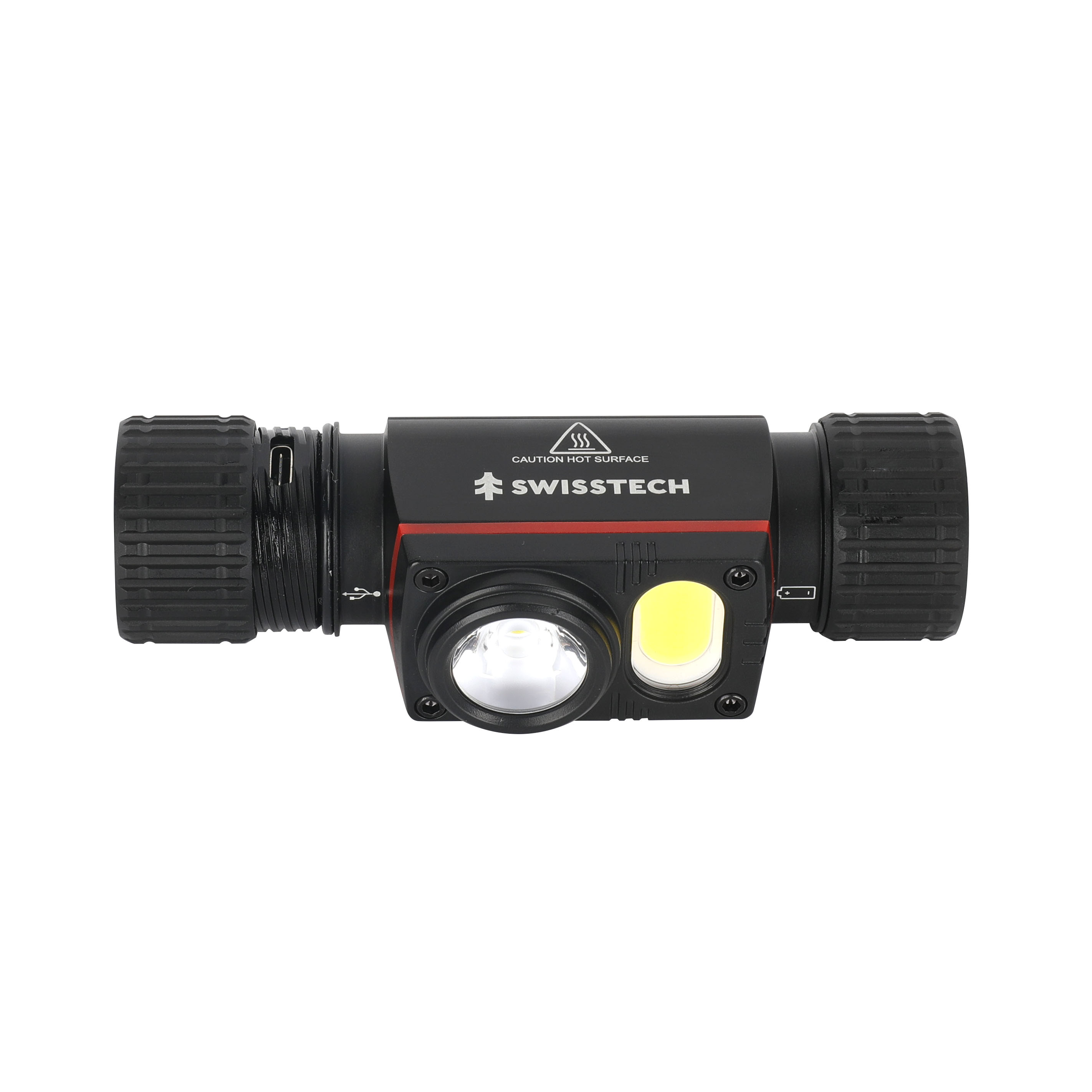 SwissTech hodelykt EINZIGARTIG 1700 Lumen, oppladbar - 2