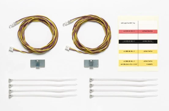 TAMIYA LED Light for MFC (φ3 / Yellow / 1,100mm) (2pcs.)