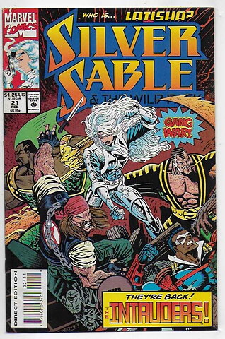Silver Sable and The Wild Pack # 21 FN/VF