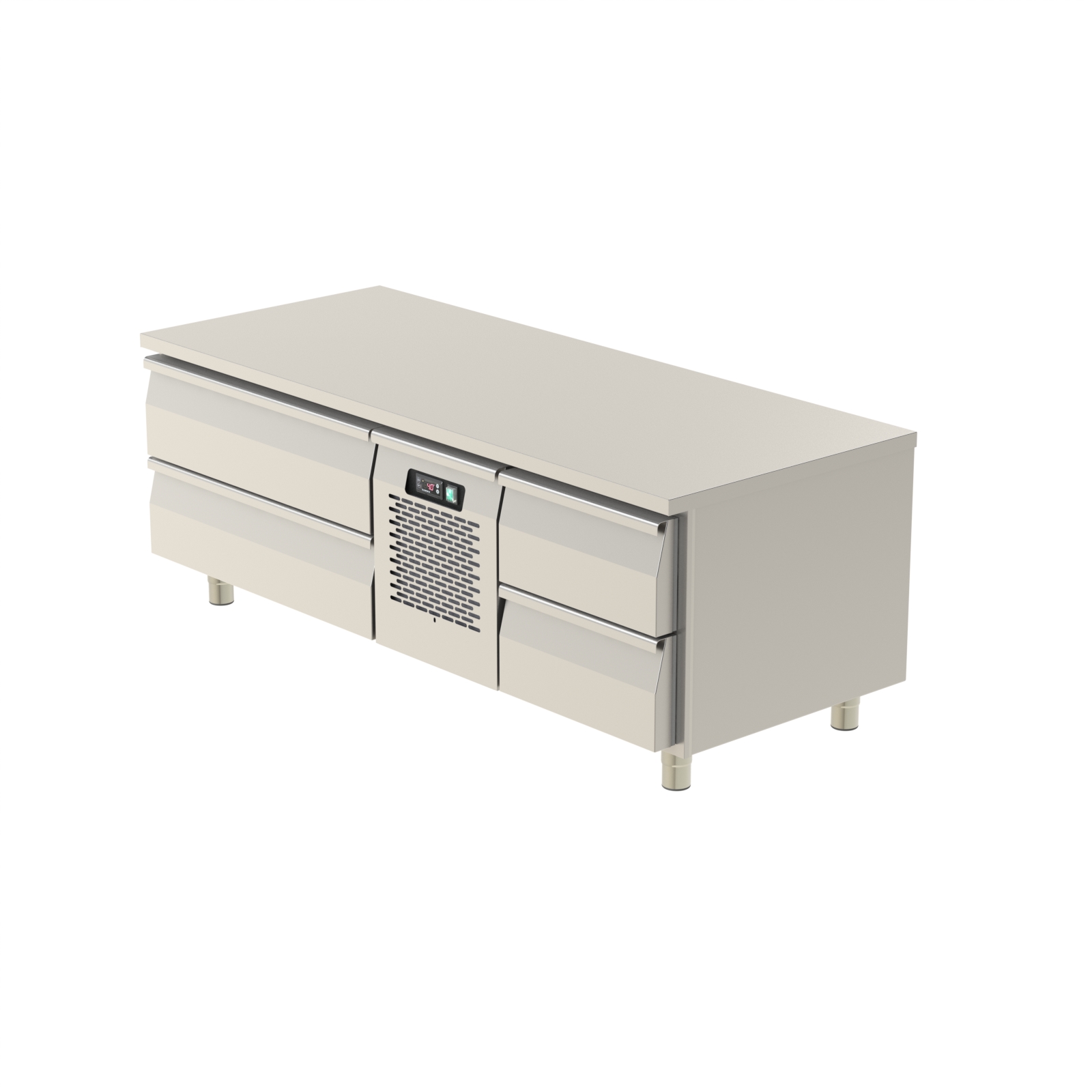 Grillkylbänk 1600, 2L + kylkassett + 2L 2/1-GN - 2