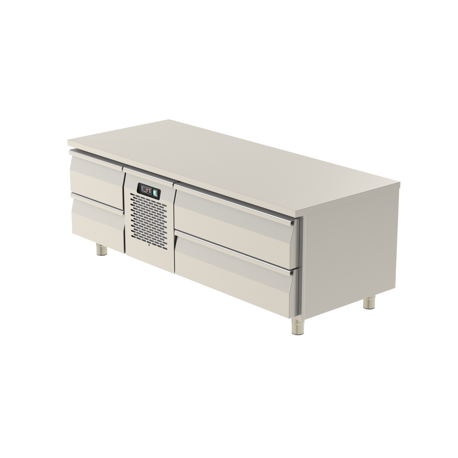 Grillkylbänk 1600, 2L + kylkassett + 2L 2/1-GN