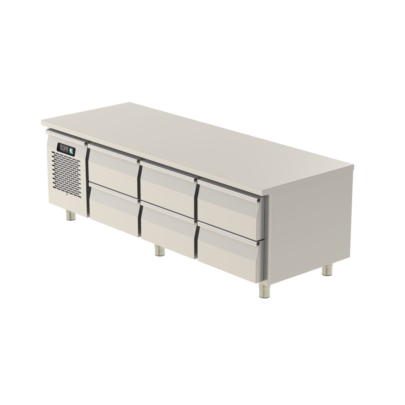 Grillkylbänk 1800, 2L + 2L + 2L + kylkassett - 2