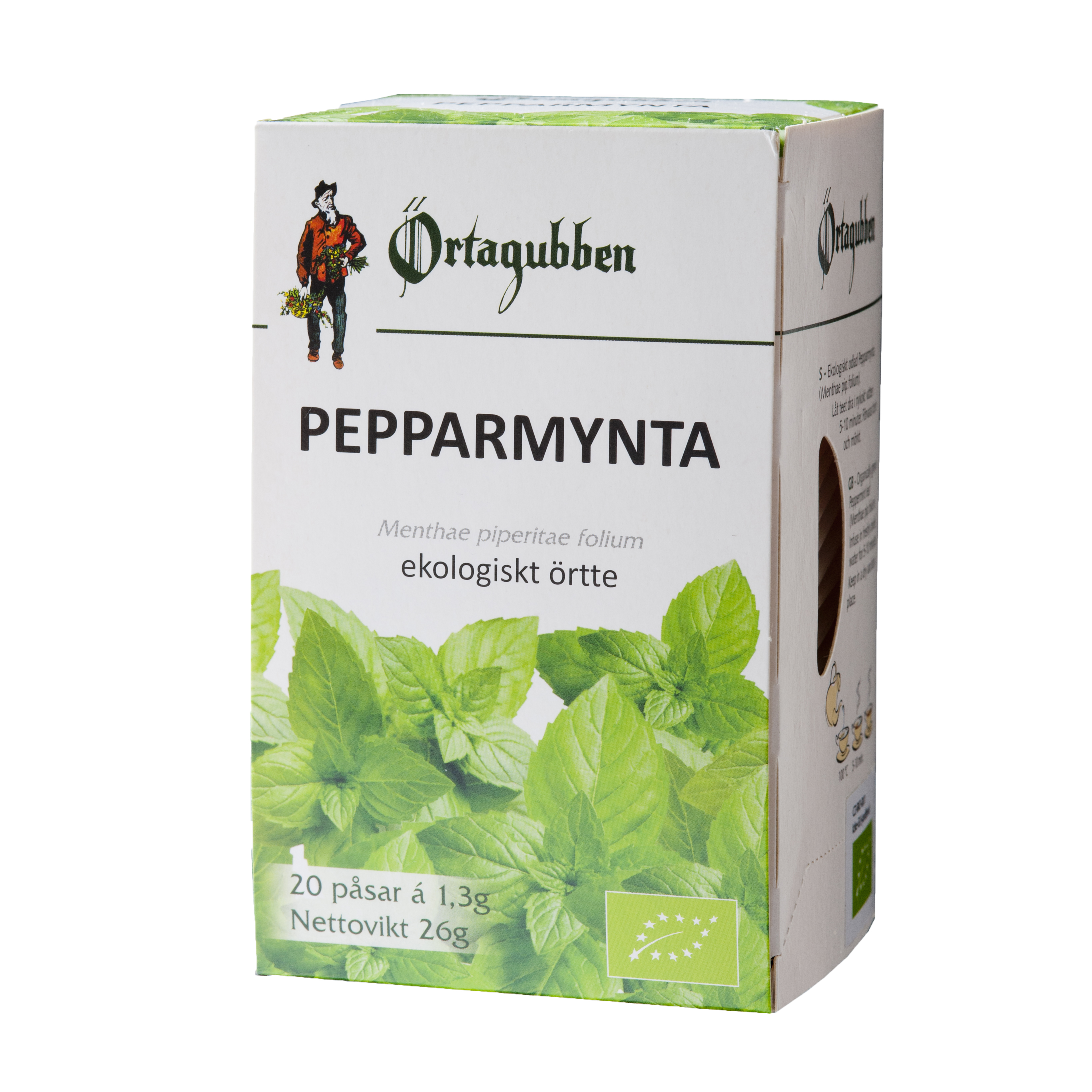 Pepparmynta blad 20 st tepåsar - Örtagubben