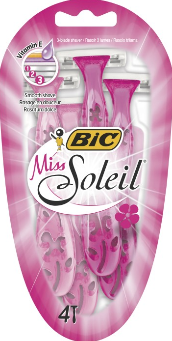 Bic Miss Soleil rakhyvlar 4 st