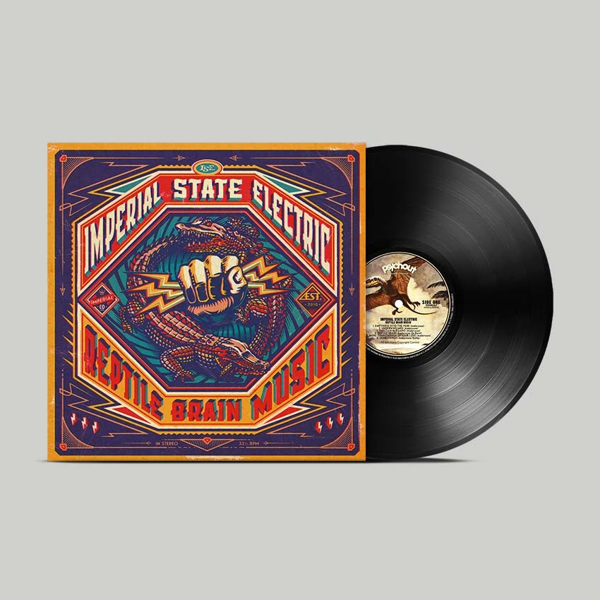 IMPERIAL STATE ELECTRIC - REPTILE BRAIN MUSIC (LP, BLACK VINYL)