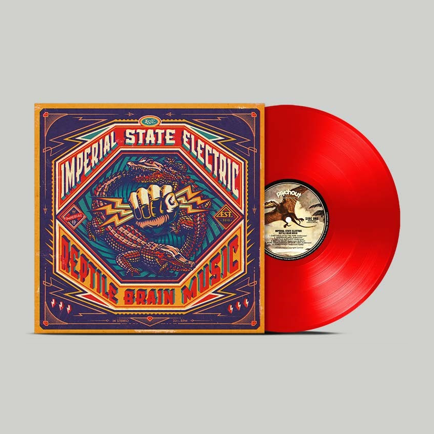 IMPERIAL STATE ELECTRIC - REPTILE BRAIN MUSIC (LP, RED VINYL)
