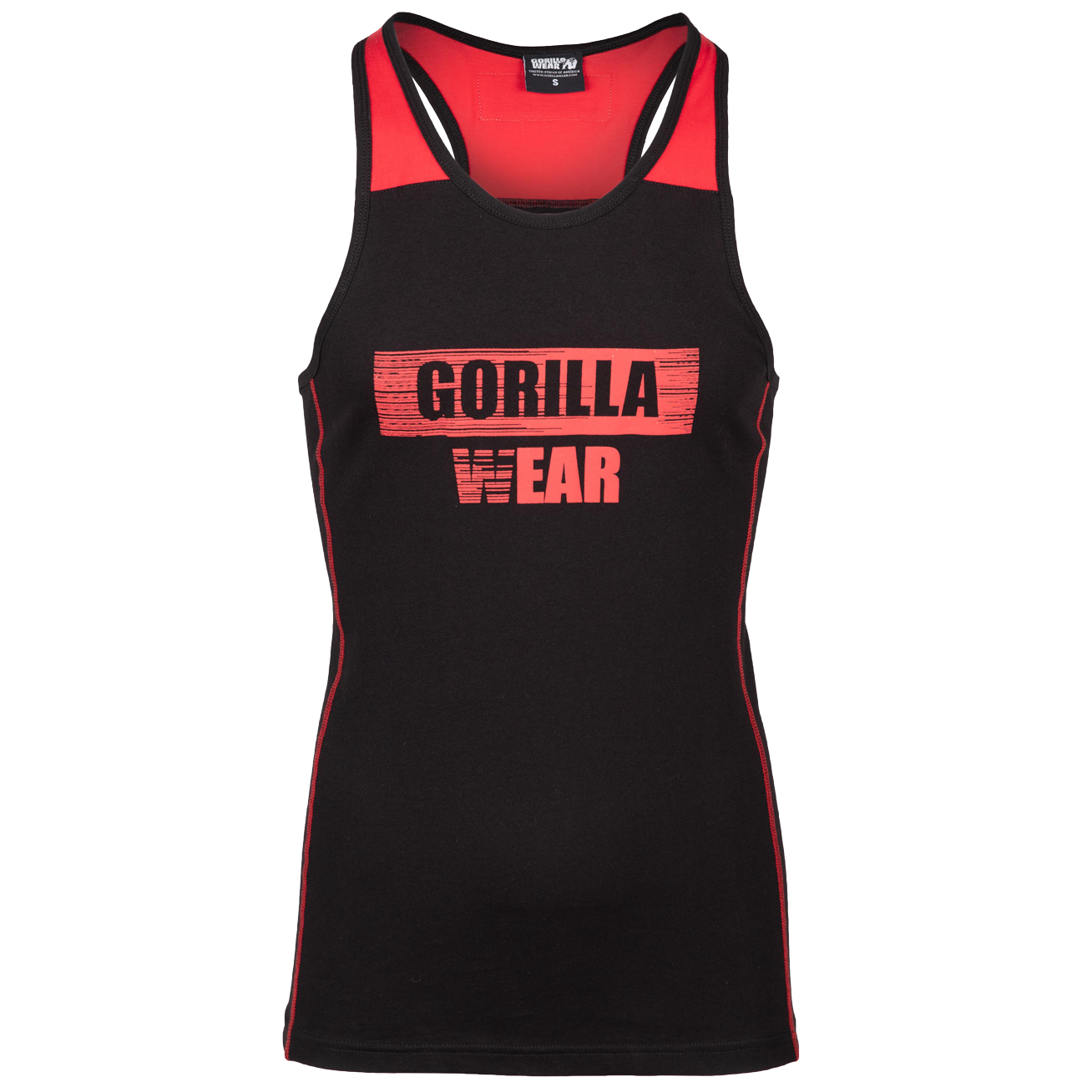 Wallace Tank Top, black/red - 7