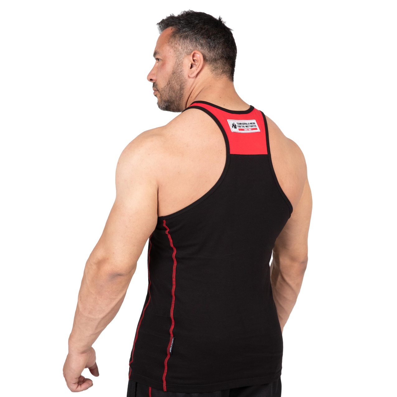 Wallace Tank Top, black/red - 2