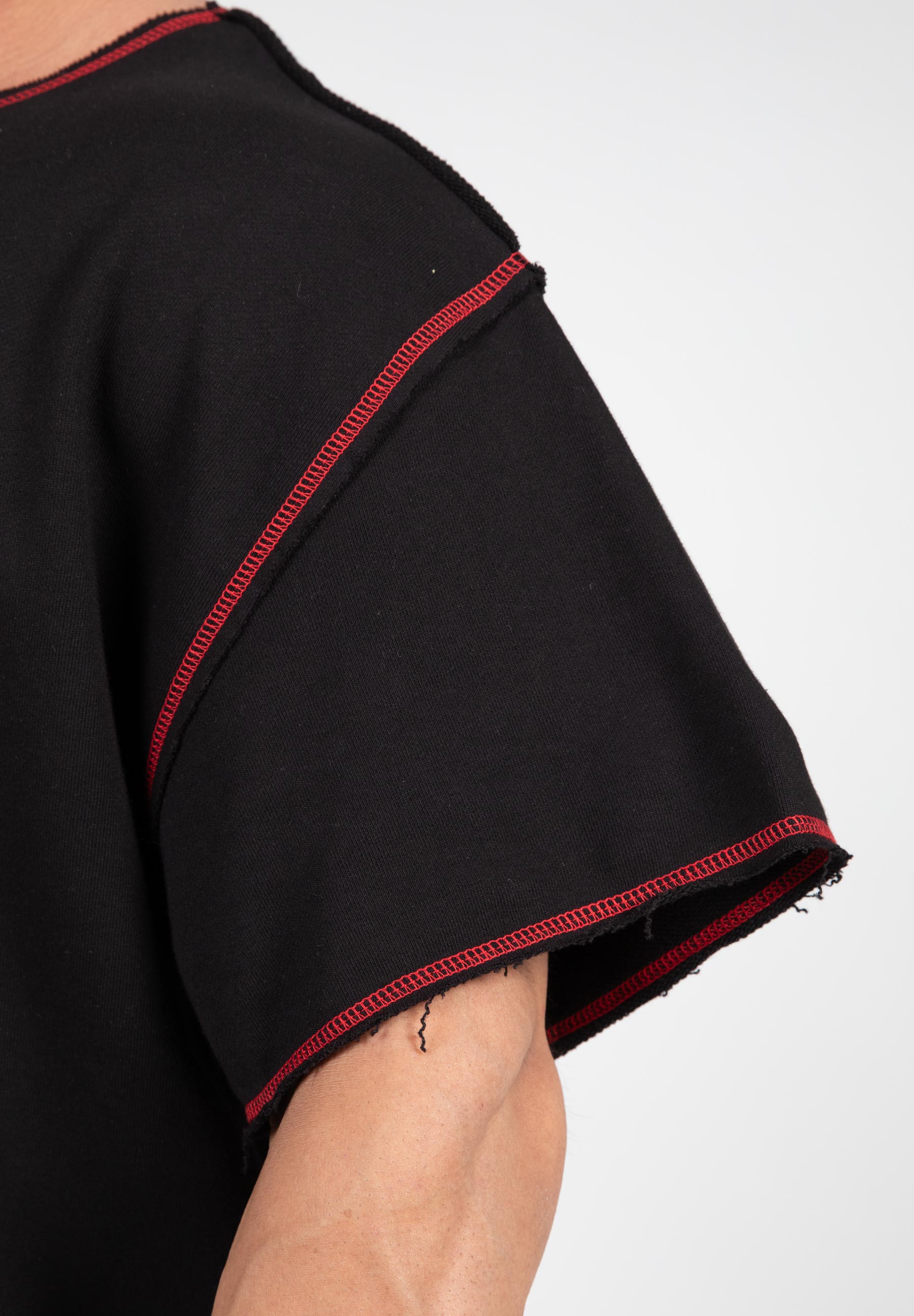 Wallace Workout Top, black/red - 7