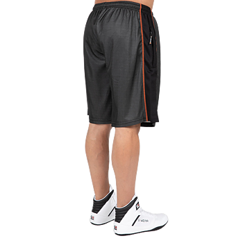 Wallace Mesh Shorts, grey/orange