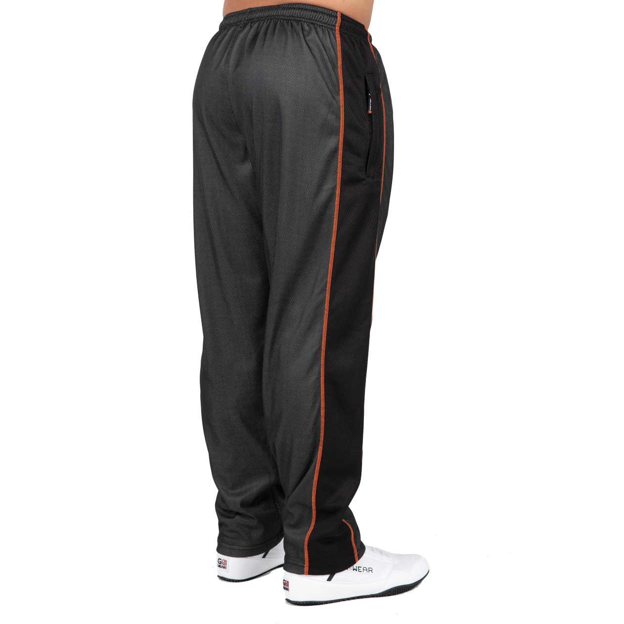 Wallace Mesh Pants, grey/orange - 2