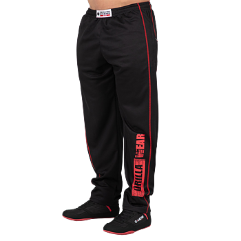 Wallace Mesh Pants, black/red