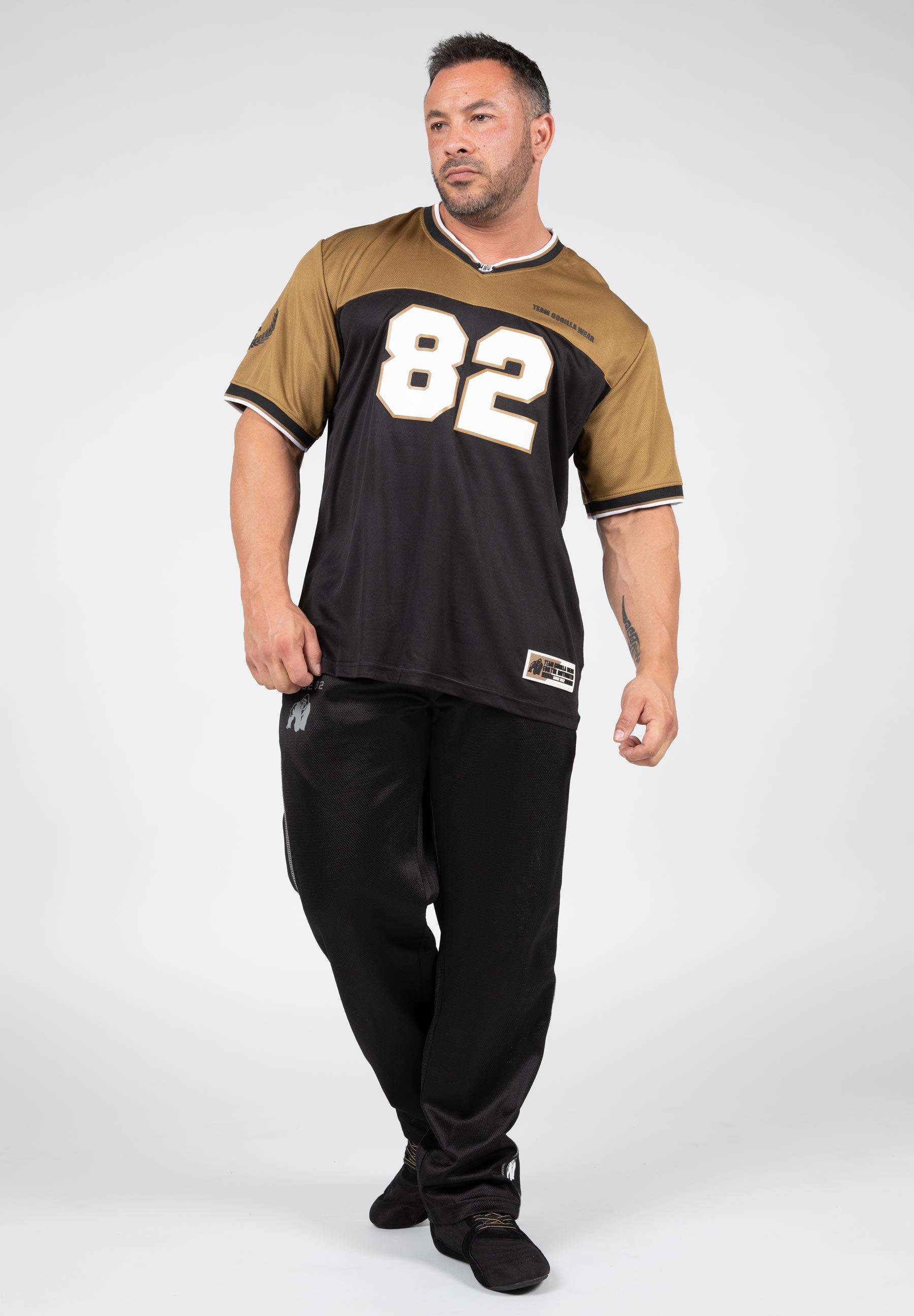 Trenton Football Jersey, black/gold - 6