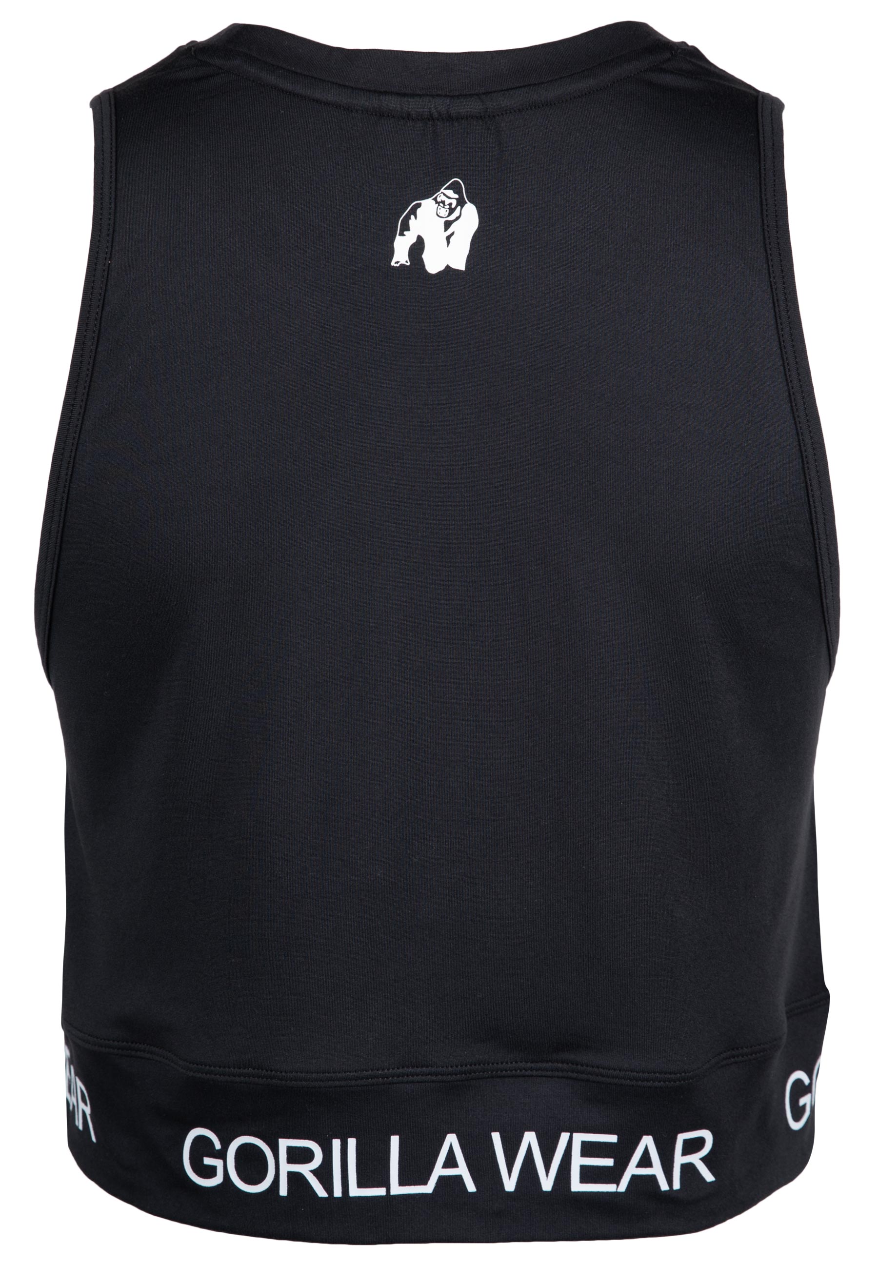 Colby Cropped Tank Top, black - 8