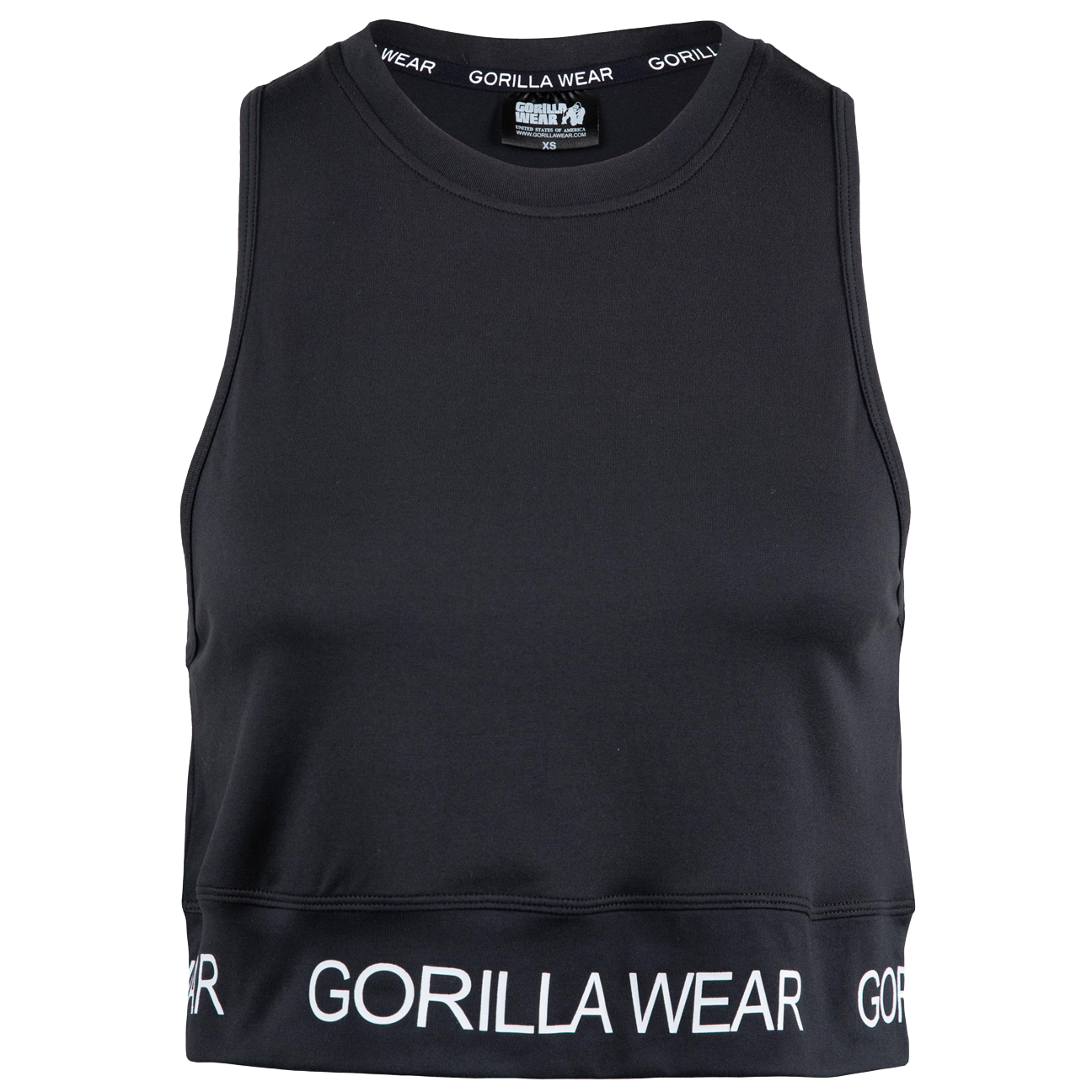 Colby Cropped Tank Top, black - 7