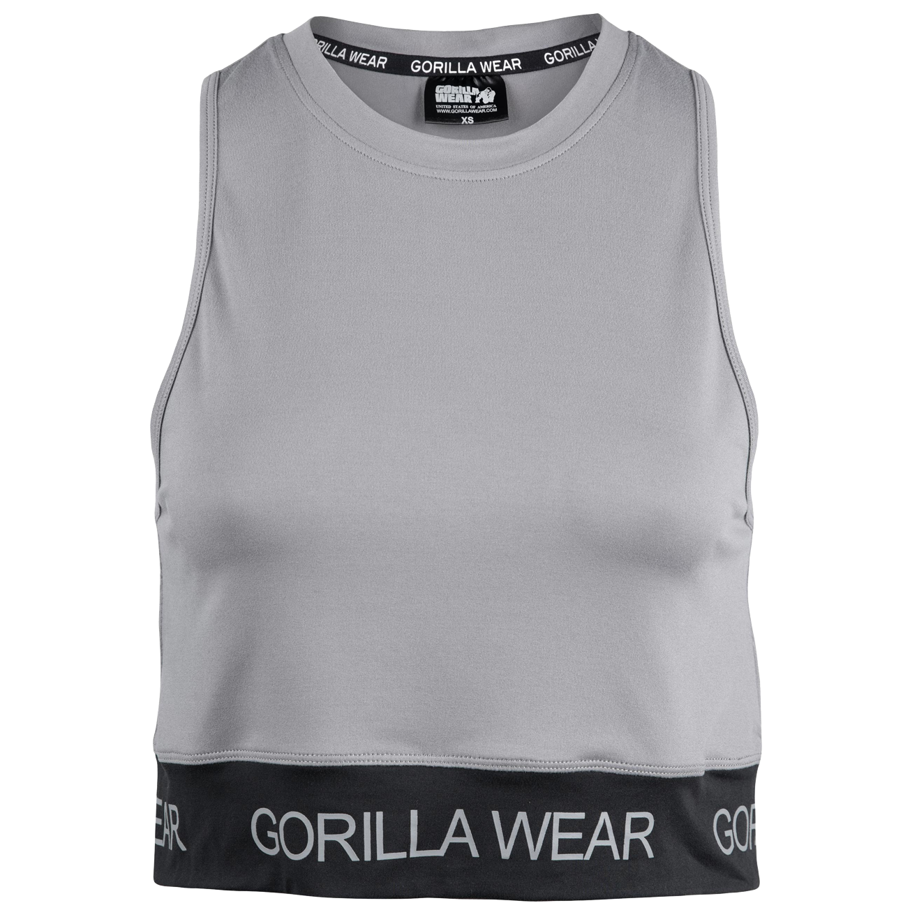 Colby Cropped Tank Top, grey - 6