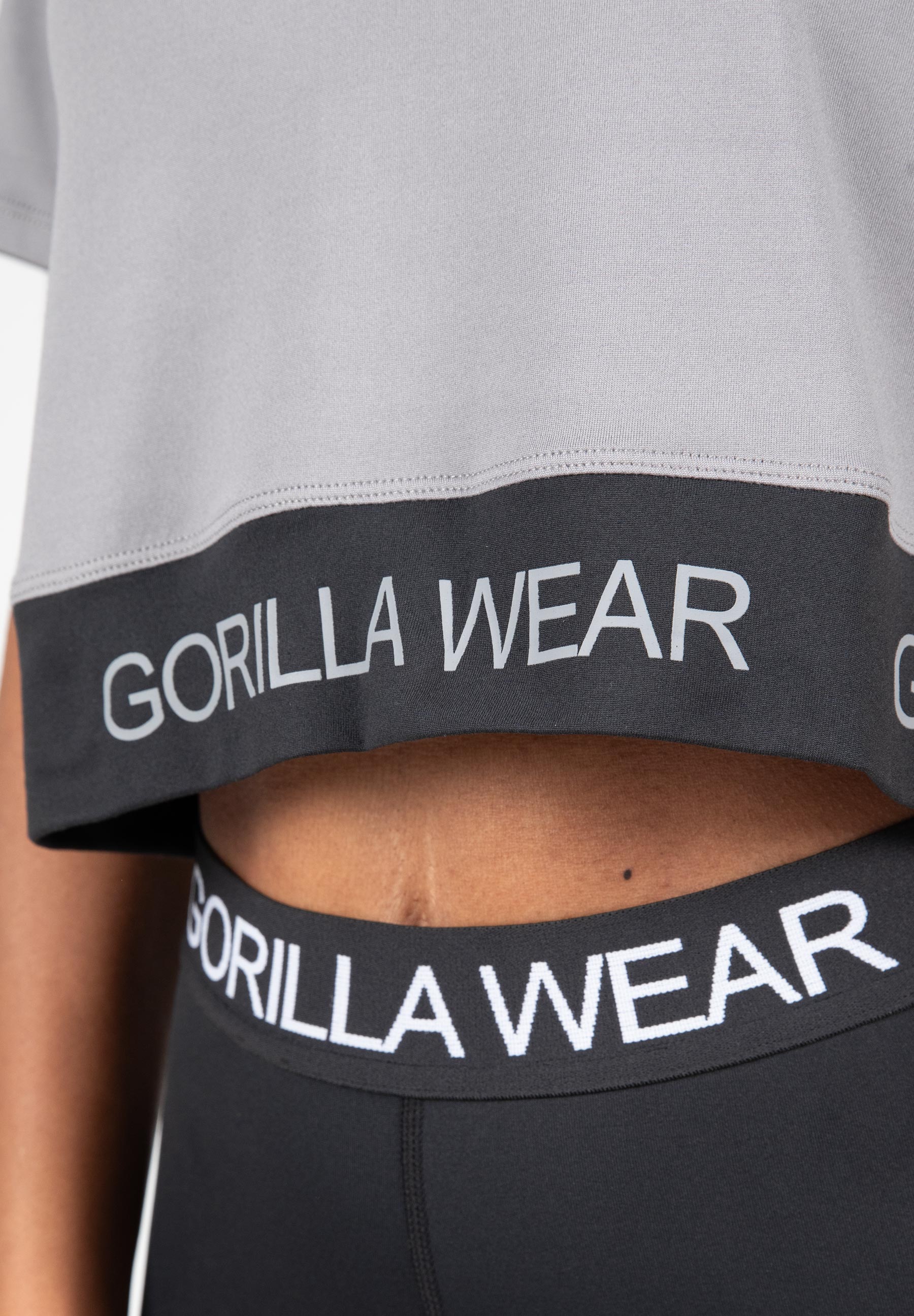 Colby Cropped T-Shirt, grey - 5