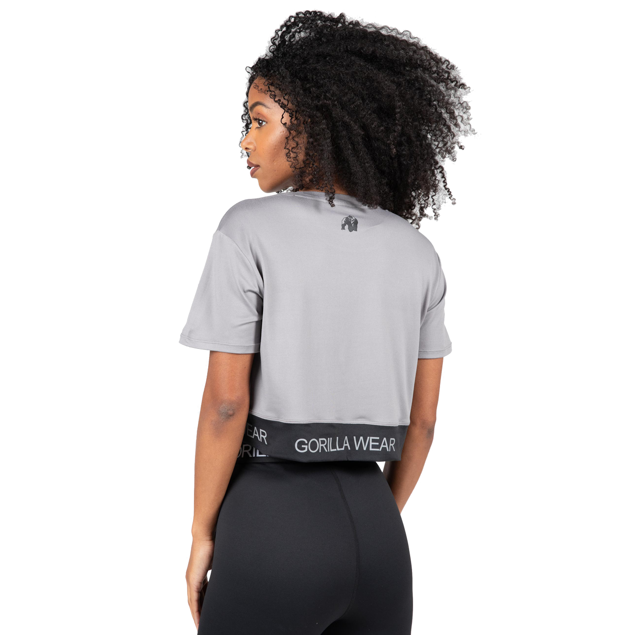 Colby Cropped T-Shirt, grey - 2