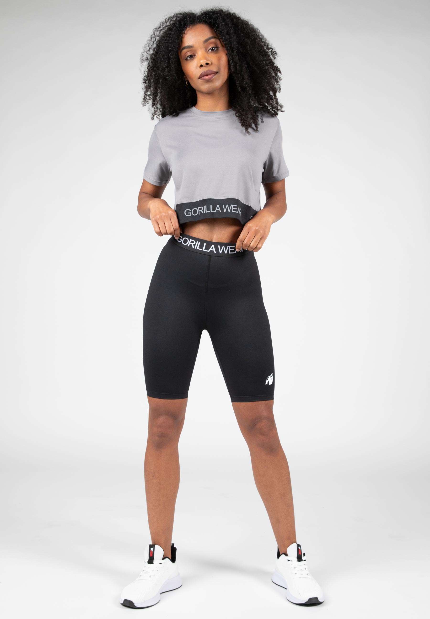 Colby Cropped T-Shirt, grey - 4