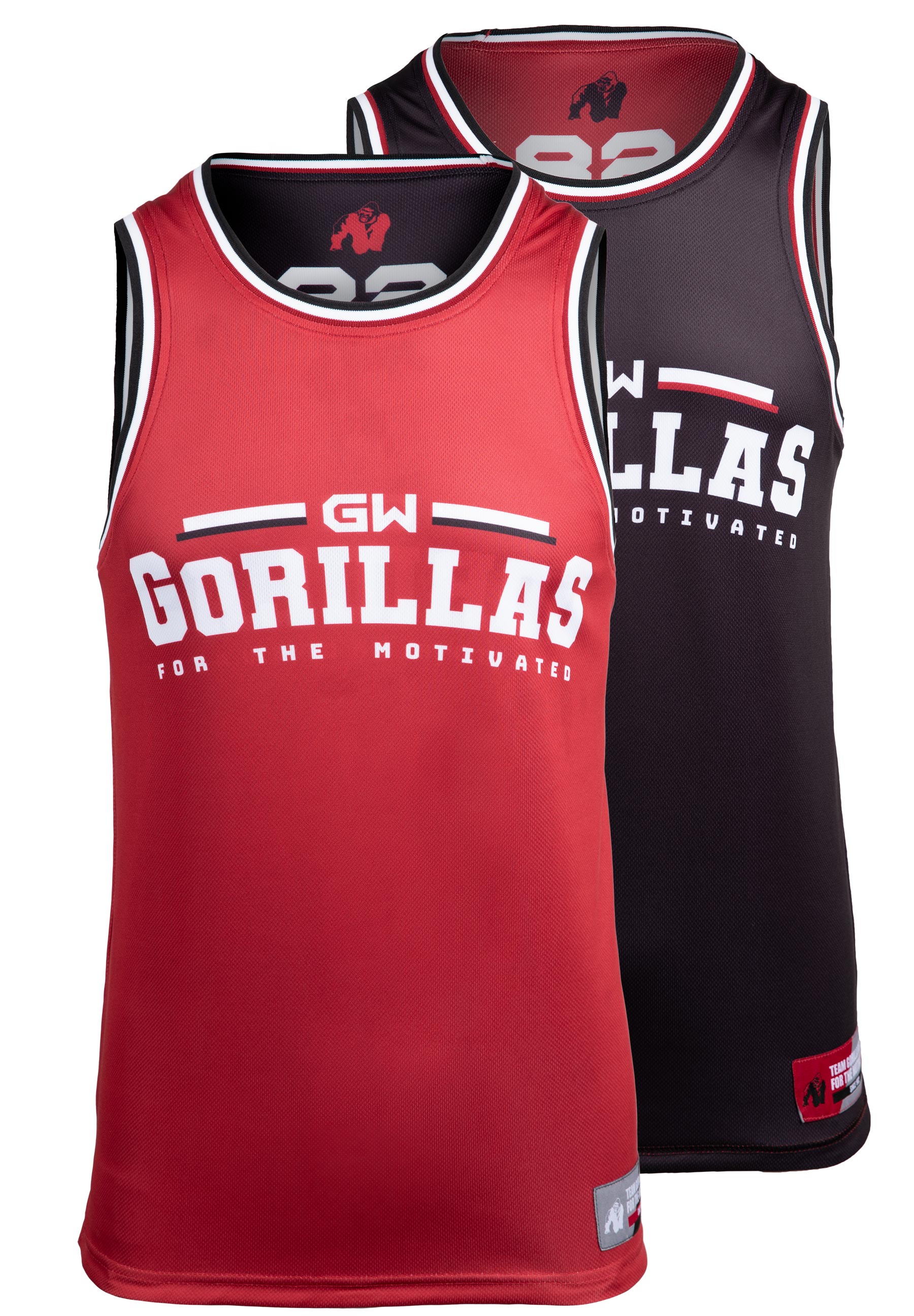 Keene Reversible Tank Top, red/black - 15