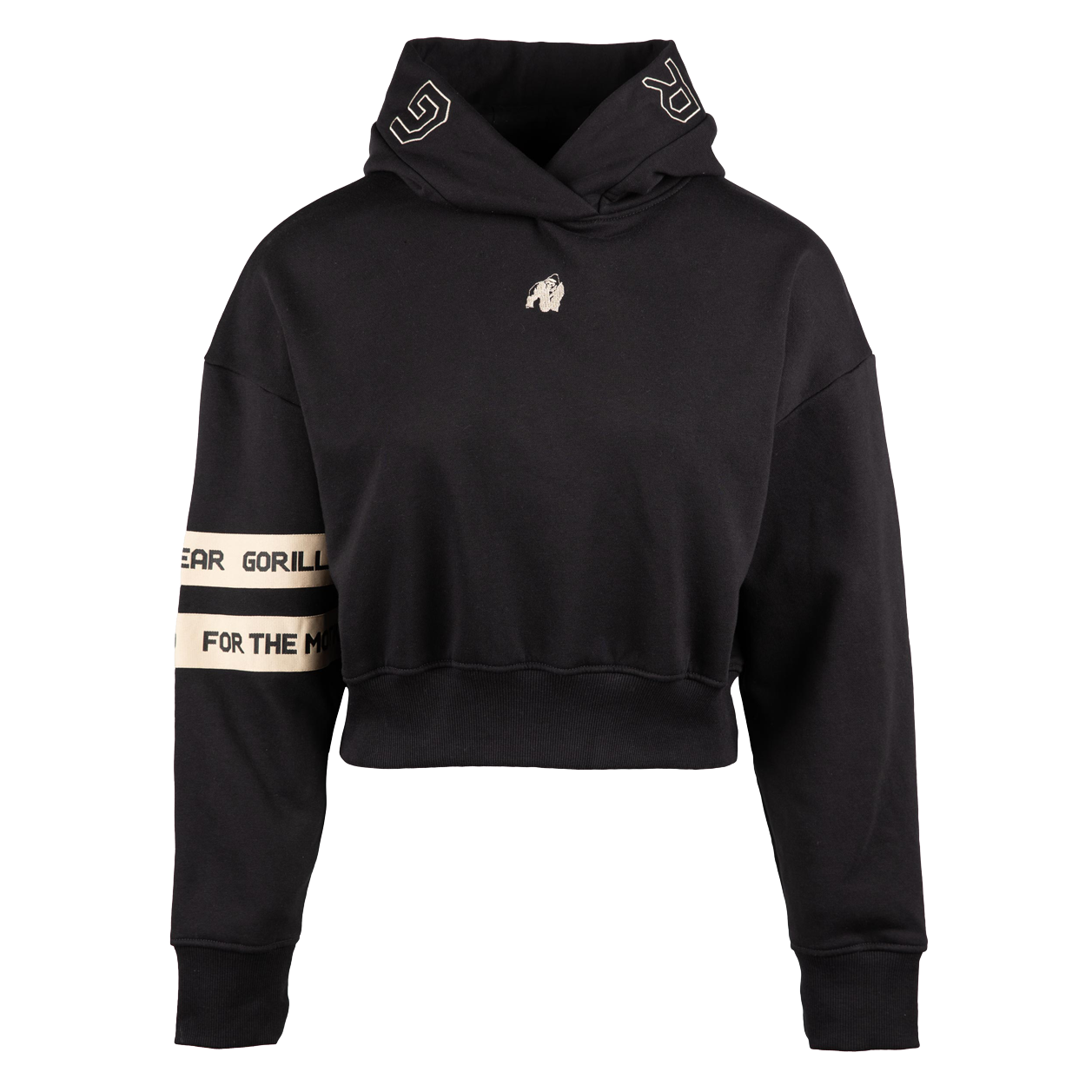 Tracey Cropped Hoodie, black - 7