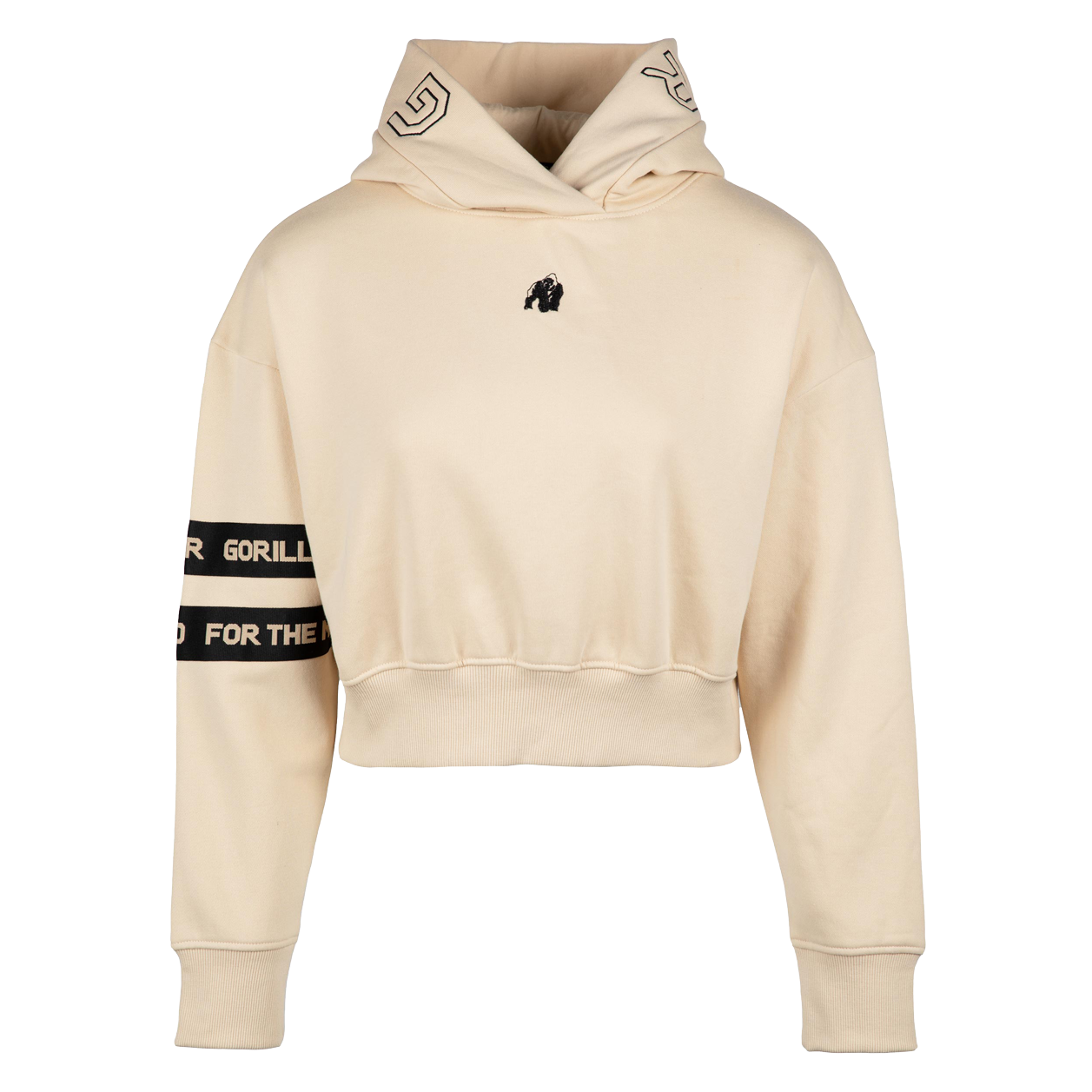 Tracey Cropped Hoodie, beige - 7
