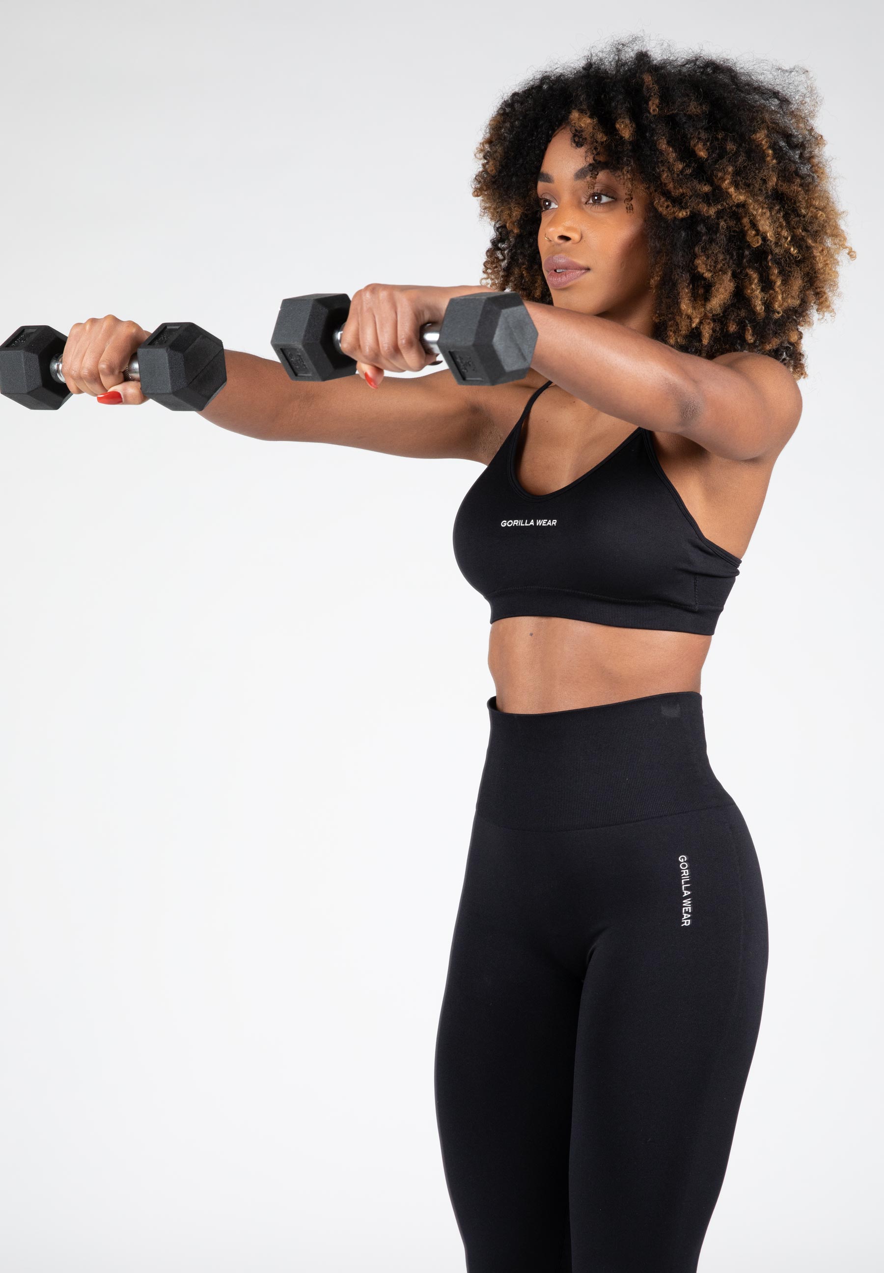 Quincy Seamless Sports Bra, black - 6