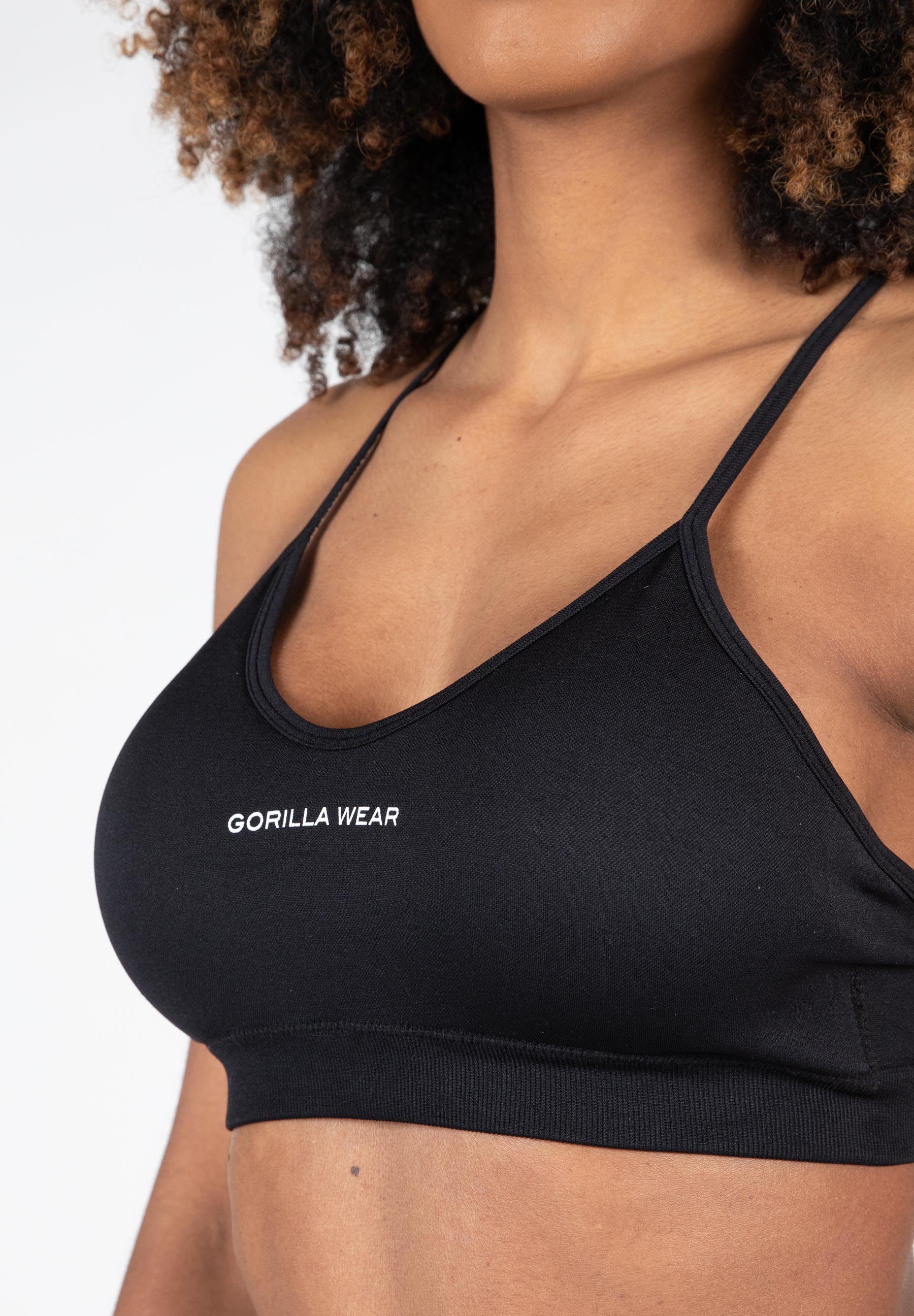 Quincy Seamless Sports Bra, black - 10