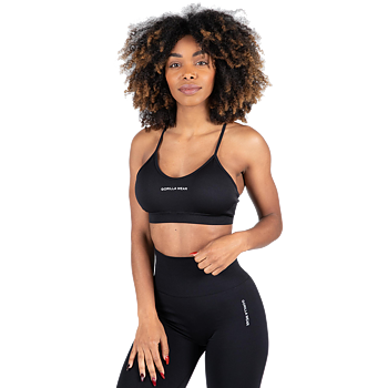 Quincy Seamless Sports Bra, black