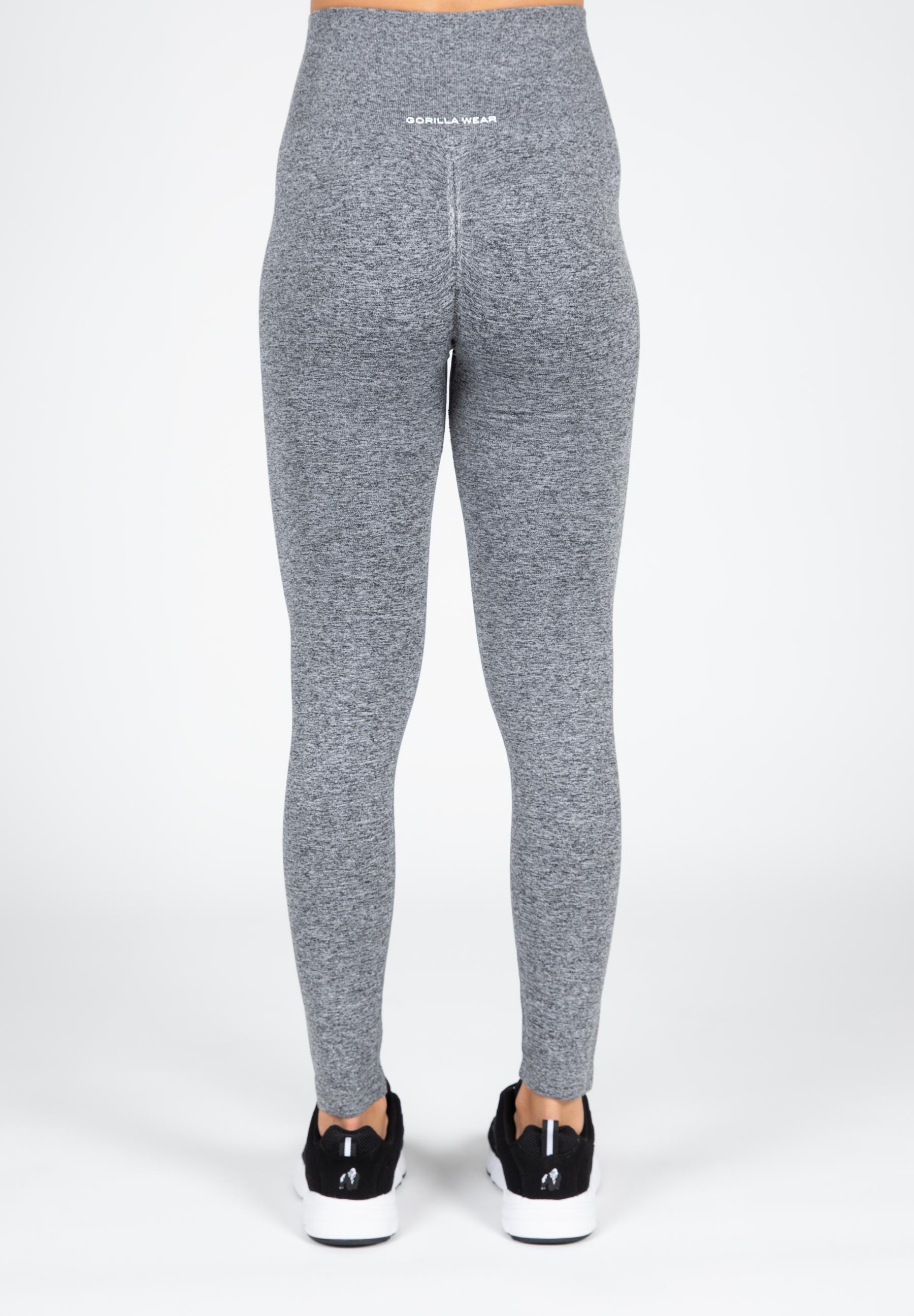Quincy Seamless Leggings, grey melange - 8