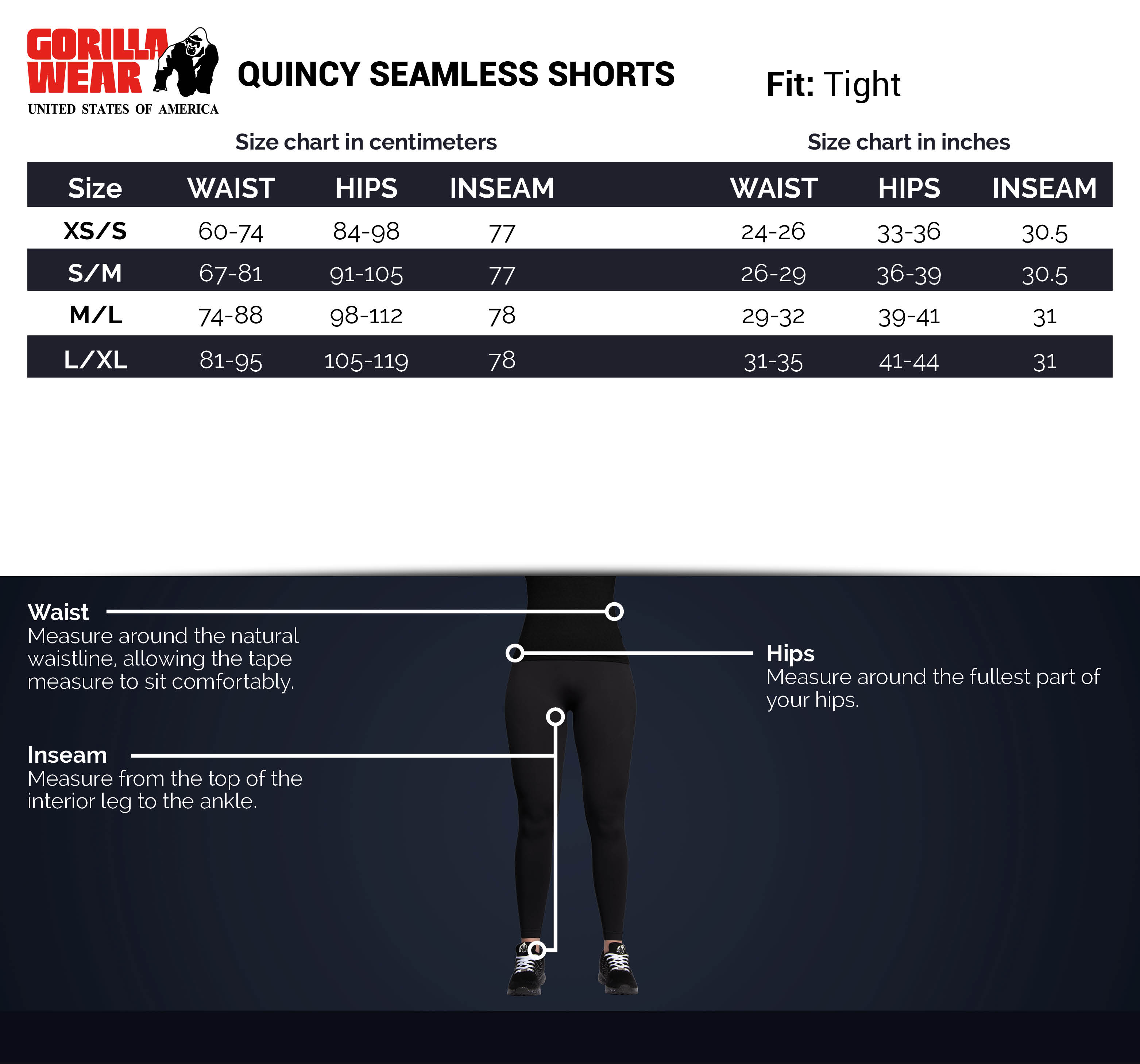 Quincy Seamless Shorts, black - 3