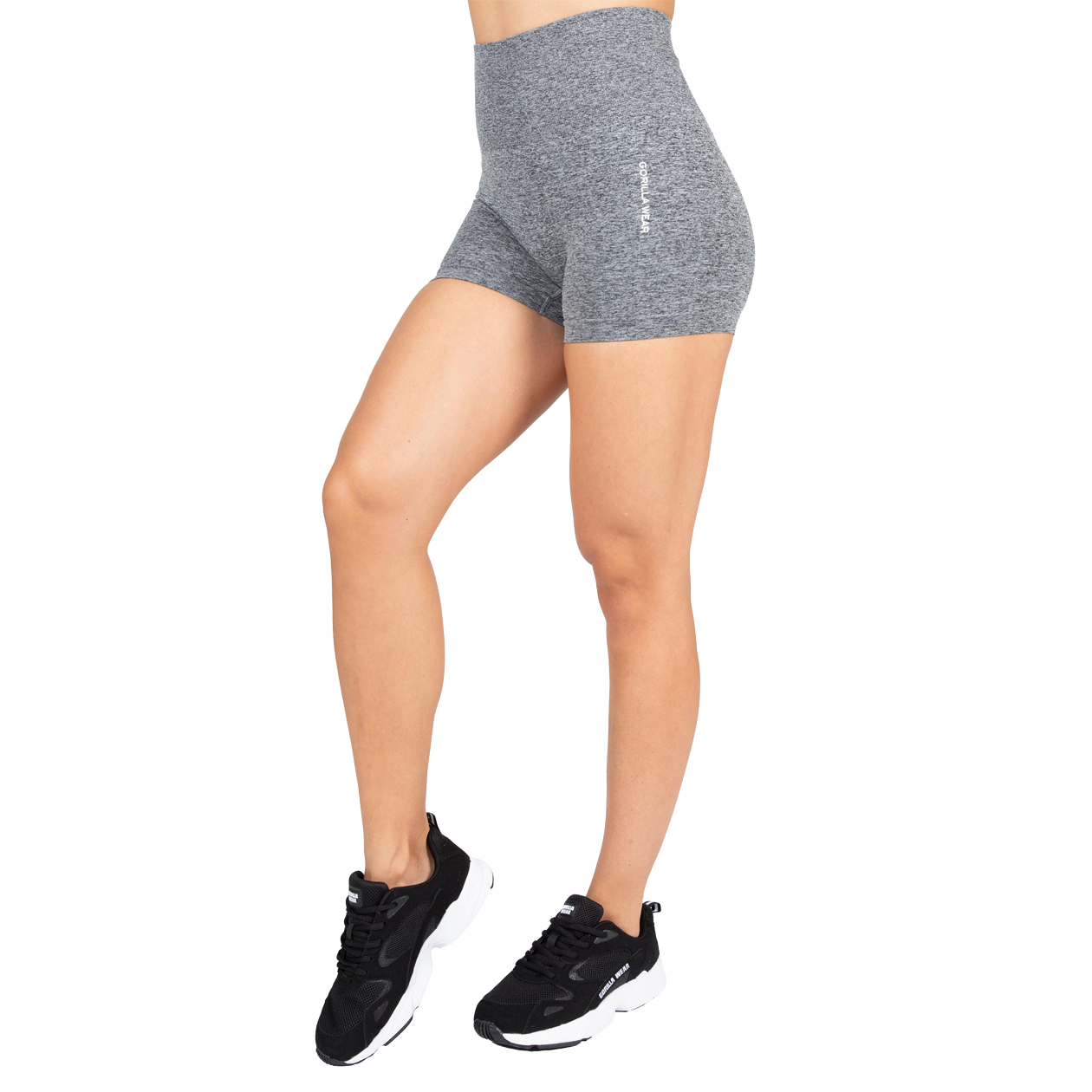Quincy Seamless Shorts, grey melange