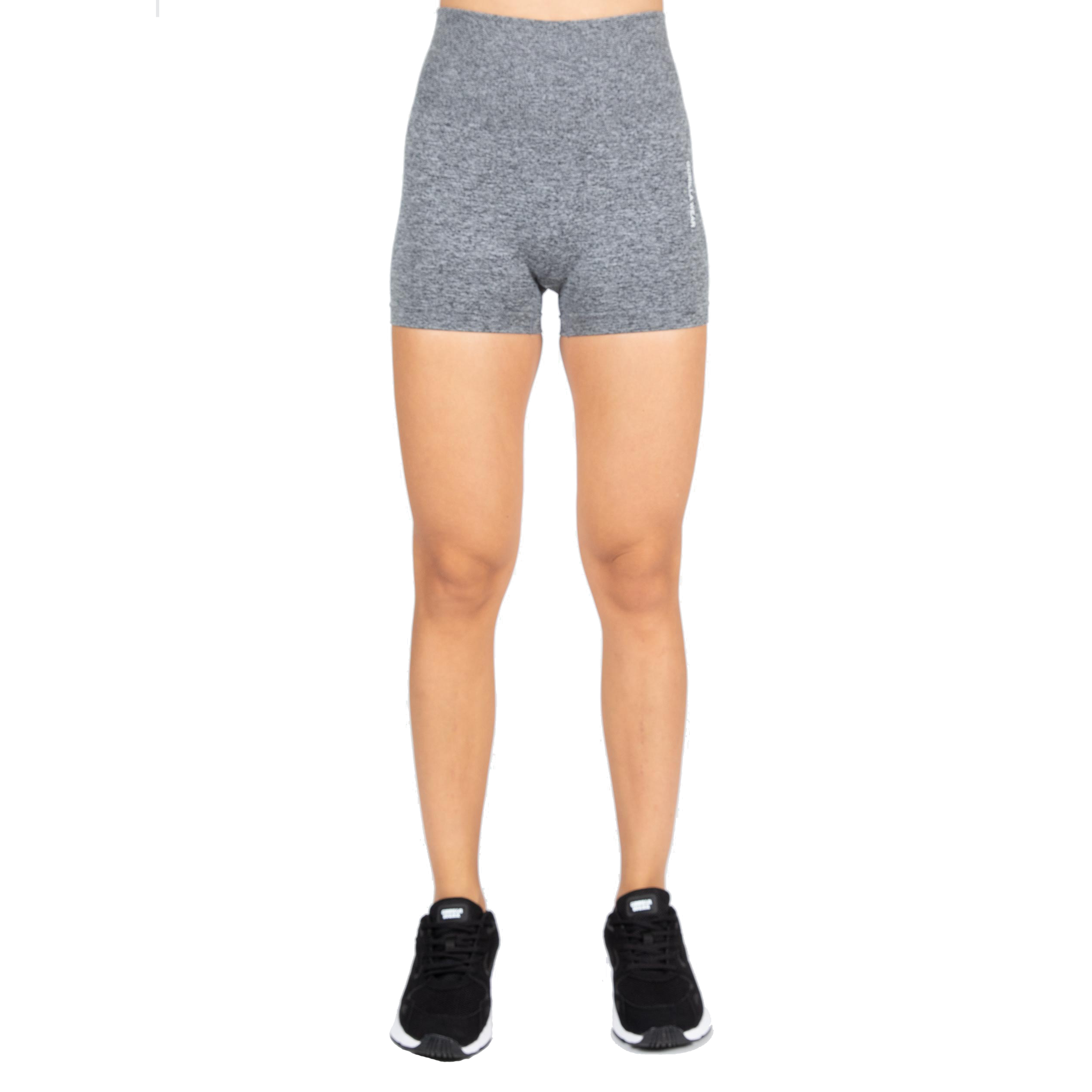 Quincy Seamless Shorts, grey melange - 7