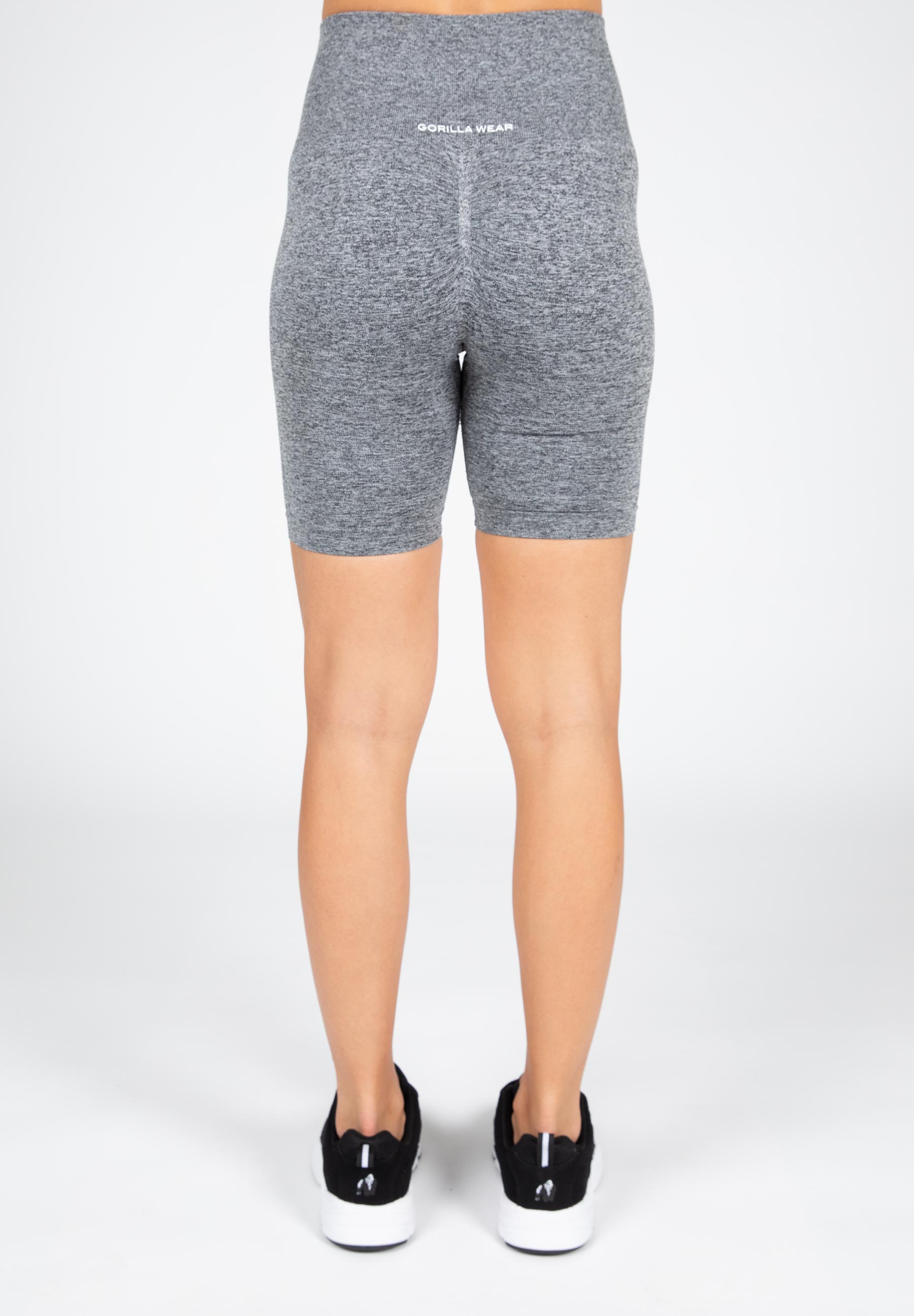 Quincy Seamless Cycling Shorts, grey melange - 8