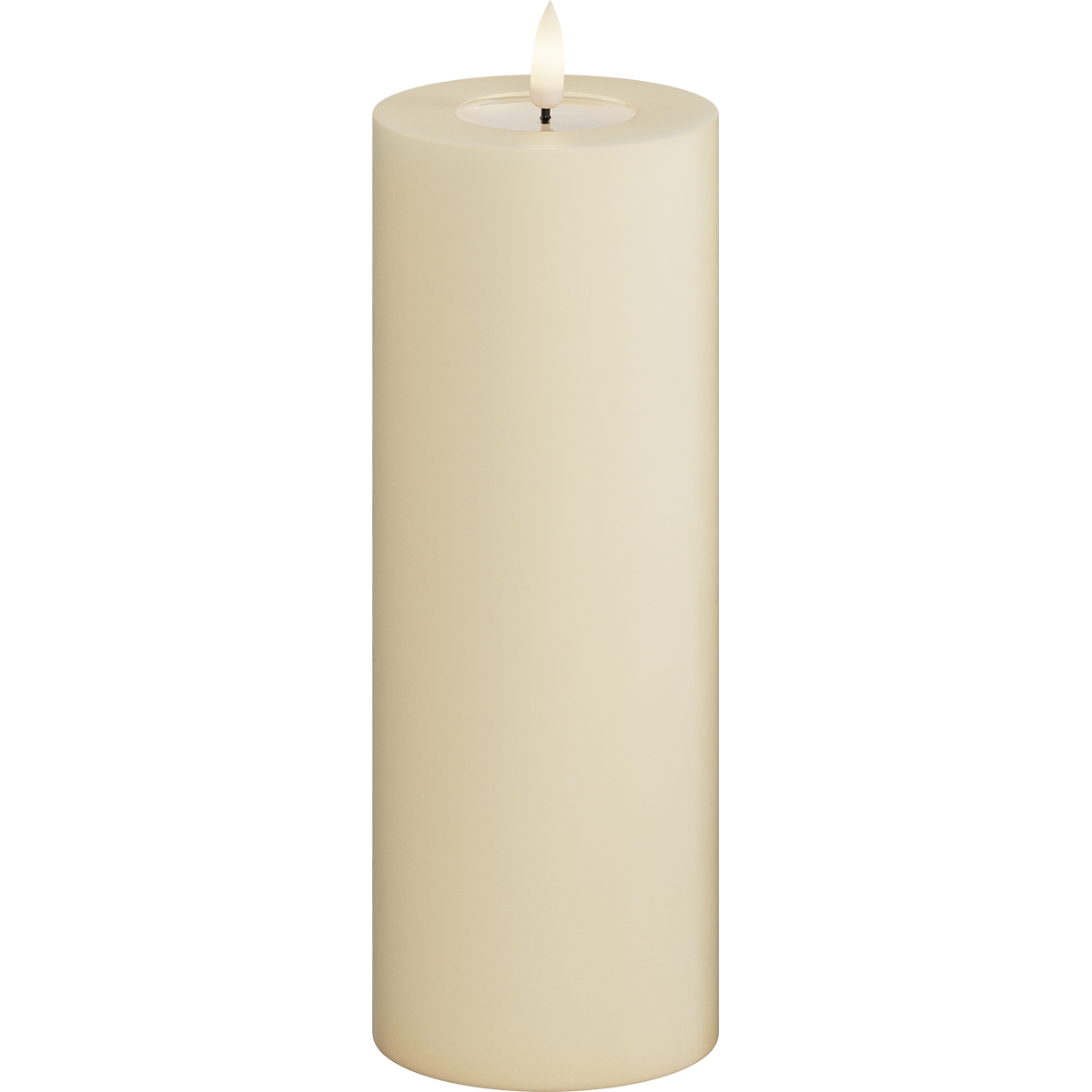 Cream Blockljus 7,5 * 20 cm