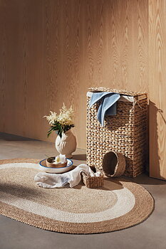 Laundry basket Slim Lily natural