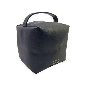 In Sunny Mood -  Sunny Square Cosmetic Bag Black