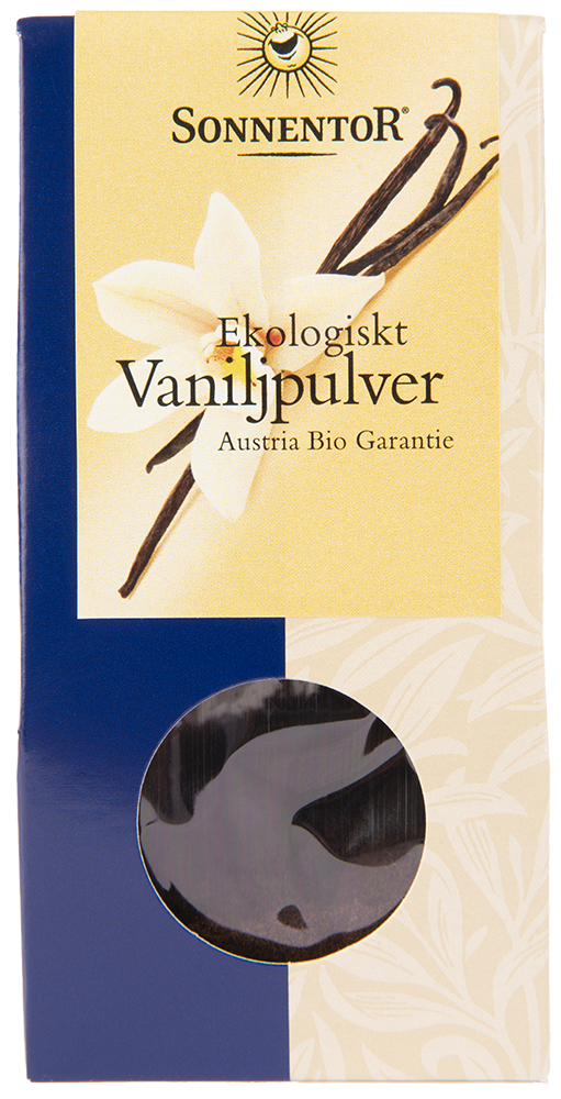 Sonnentor Vaniljpulver 100% Bourbonvanilj 10 g