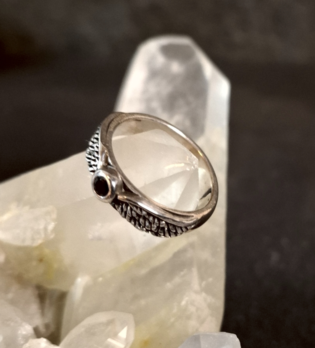 Ring i äkta silver med vingar - 2
